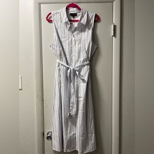 Lane Bryant button up sleeveless dress